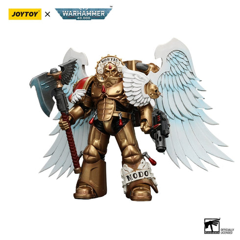 JOYTOY Warhammer The Horus Heresy Blood Angels Sanguinary Guard with Encarmine Axe and Inferno Pistol 1/18 Action Figure
